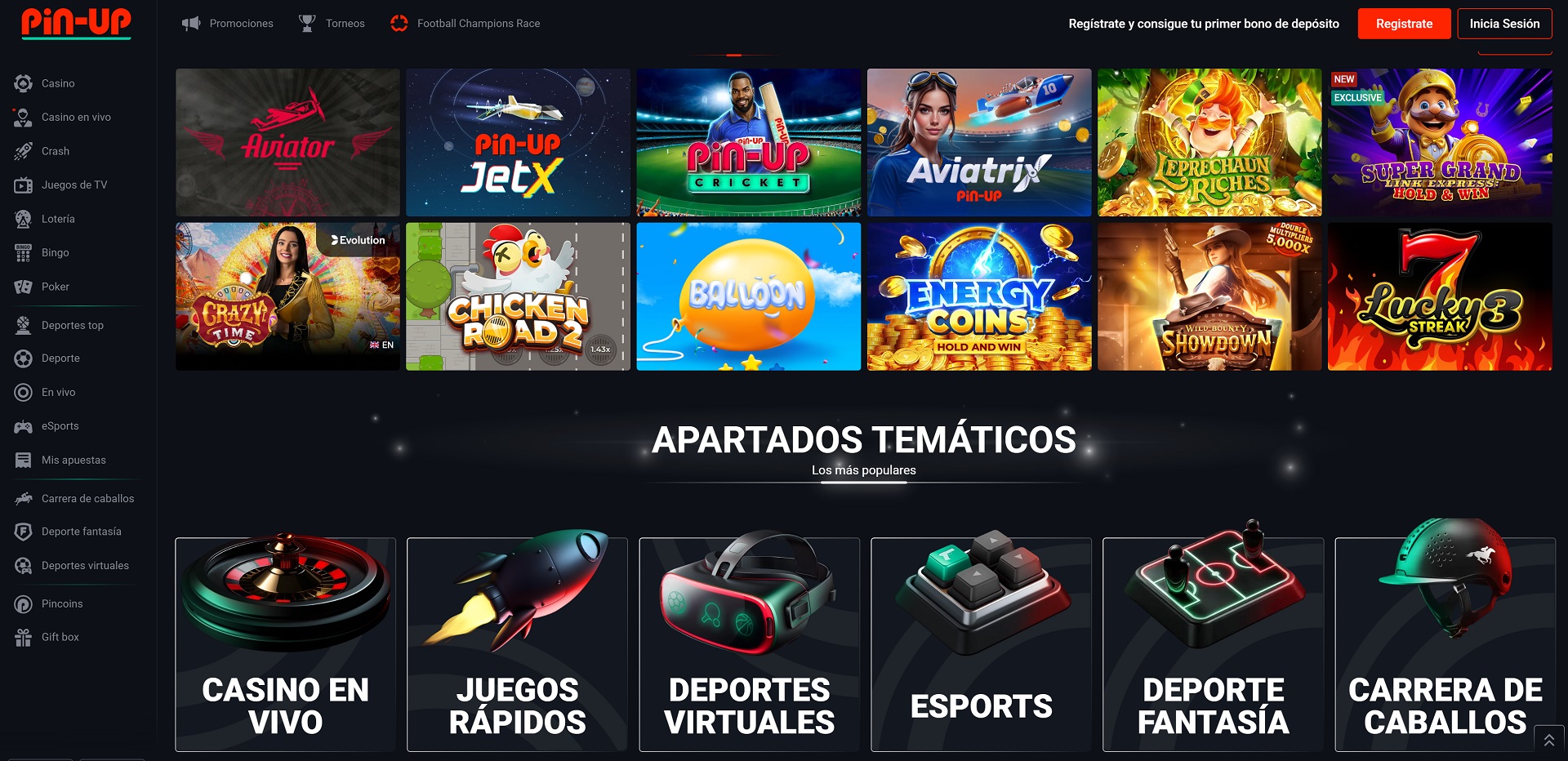 Pin-Up Chile - Apuestas deportivas y casino en línea con bonos exclusivos